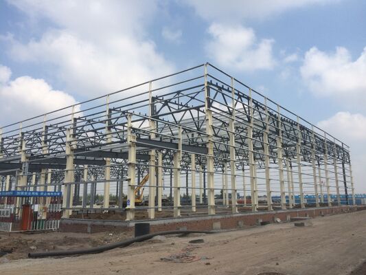 prefab rectangular steel structure, for construction... Prefab Steel Structure Warehouse with Sandwich Panel Walls and Roof